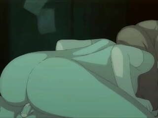 Miyuki, der verführerische Sexbot in einer dampfenden Hentai -Animation (Große Brüste, Animation)