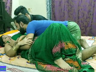 Kuuma Intialainen tädit hemmotella höyryävä Kolmen kimppa kaksi lihaksikasta miestä (Lyödä, Toimia)