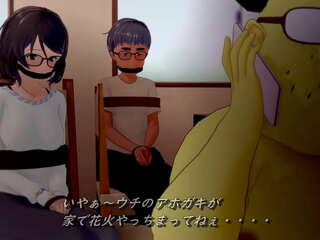 ဂျပန် 3D ဗီဒီယိုတွင်ရမ်းကားသောညီအစ်ကိုတစ်ဦးသည်သူ့ယောက္ခမနှင့်လိင်ဆက်ဆံနေစဉ် (ညီလေး, 3d)